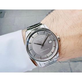 Tissot Man - Anthracite - Stainless Steel Bracelet