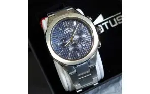 Lotus Man - Quartz - Mineral - Steel Bracelet