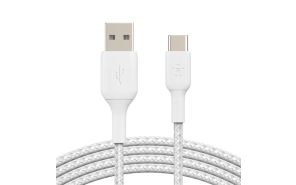 Belkin 60W USB-C to USB-A Cable 3m - White