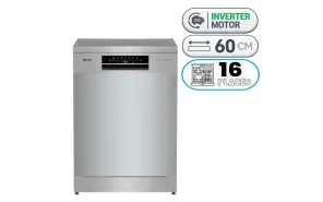 Gorenje GS693C60XUVAD Built-in Dishwasher - 16 Places - Inverter Motor - Stainless Steel