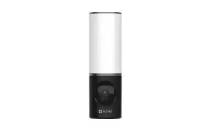 EZVIZ 2K+ Smart Outdoor Security Camera with Floodlight, Built-in 32G Storage, Colour Night Vision, Siren & Light Alarm, AI Human Detection, Two-Way Talk, Waterproof, Hardwired Installation (LC3)