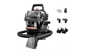 BISSELL SpotClean HydroSteam 3700E Spot Cleaner - Portable - Steam - Black/Copper