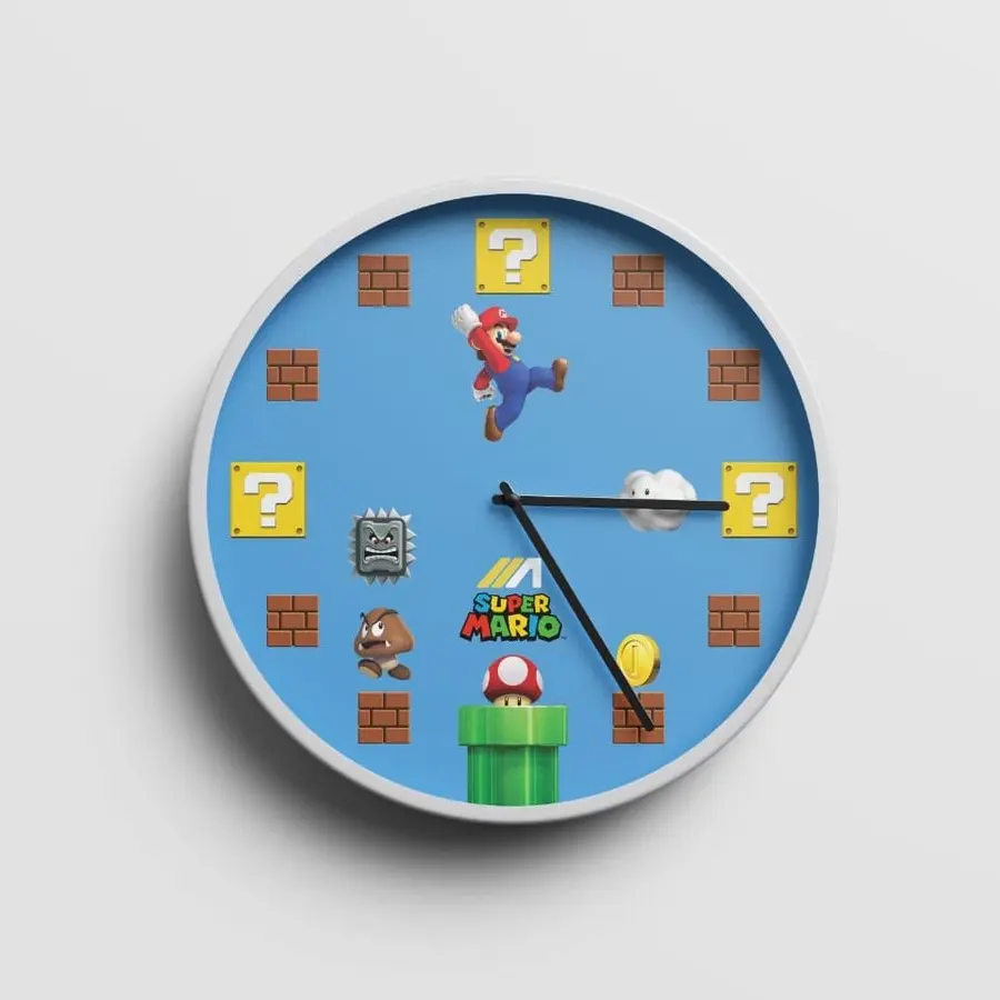 Super Mario Gaming Wall Clock - Nostalgic Design - Room Decor