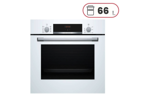 Bosch HBF534EW0Q Built-In Electric Oven - 66 L - 3300 W - Polar White Glass