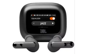 JBL Live Beam 3 true wireless noise-cancelling earbuds Black