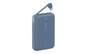 Belkin 20,000mAh 45W Power Bank with Built-In USB-C Cable - Black