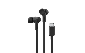 Belkin USB-C Wired Earphones - Black