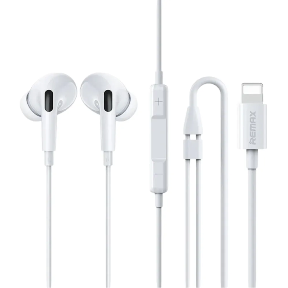 Remax RM-533i Earphones - Wired - 1.2m - White
