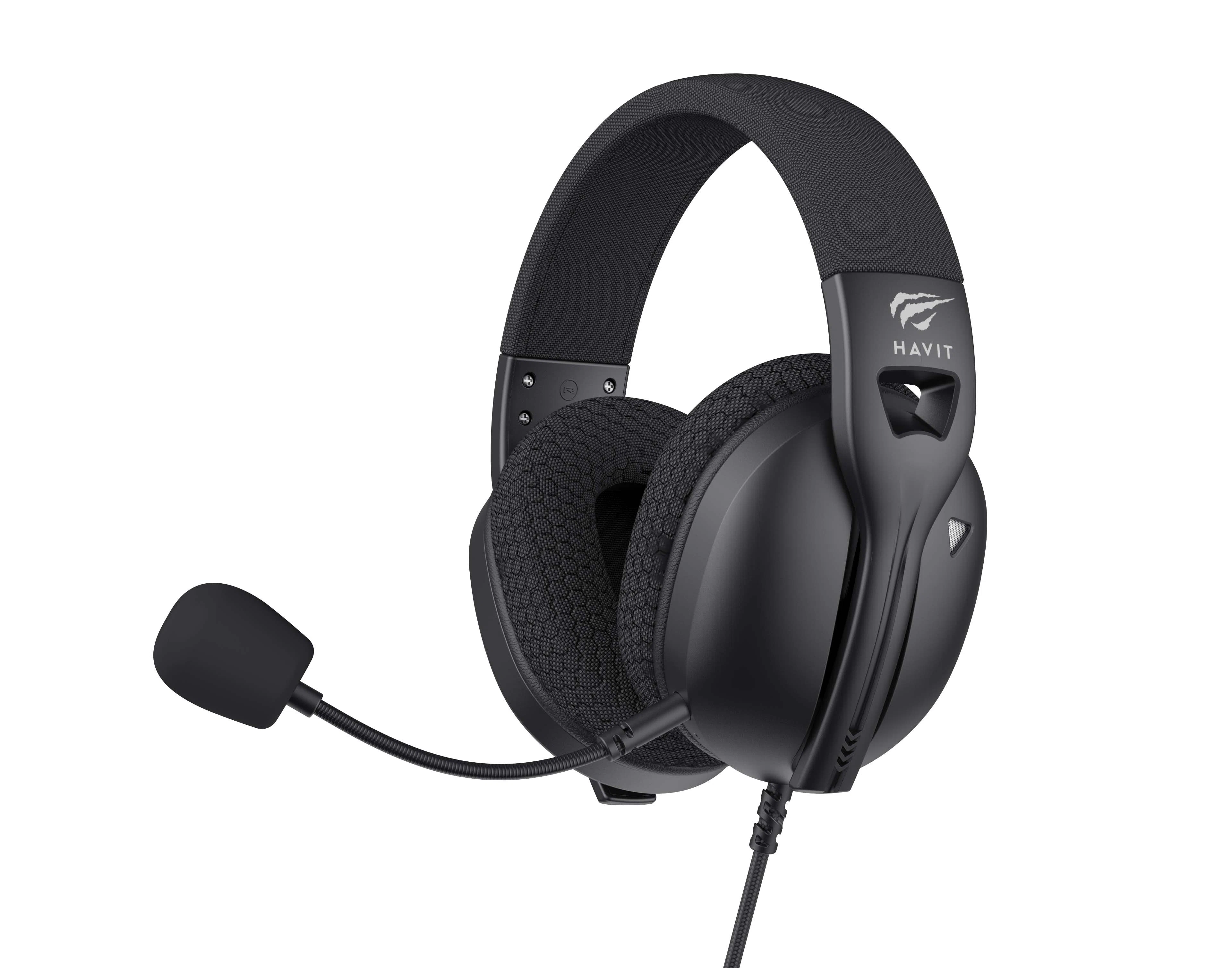 6493. Havit Fuxi-H5d Wired Gaming headphone Black 