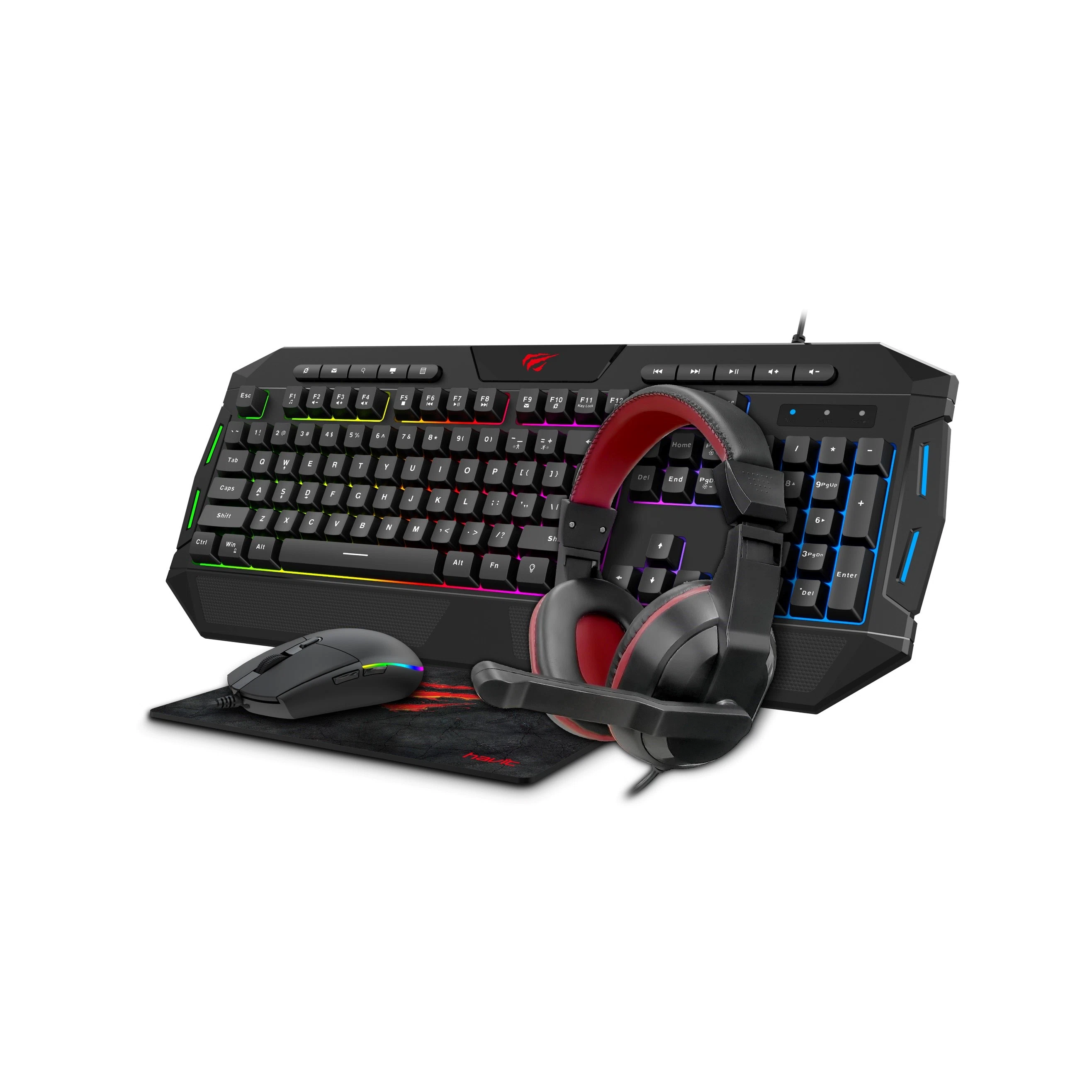 Havit KB501CM 4IN1 Wired Gaming Combo 