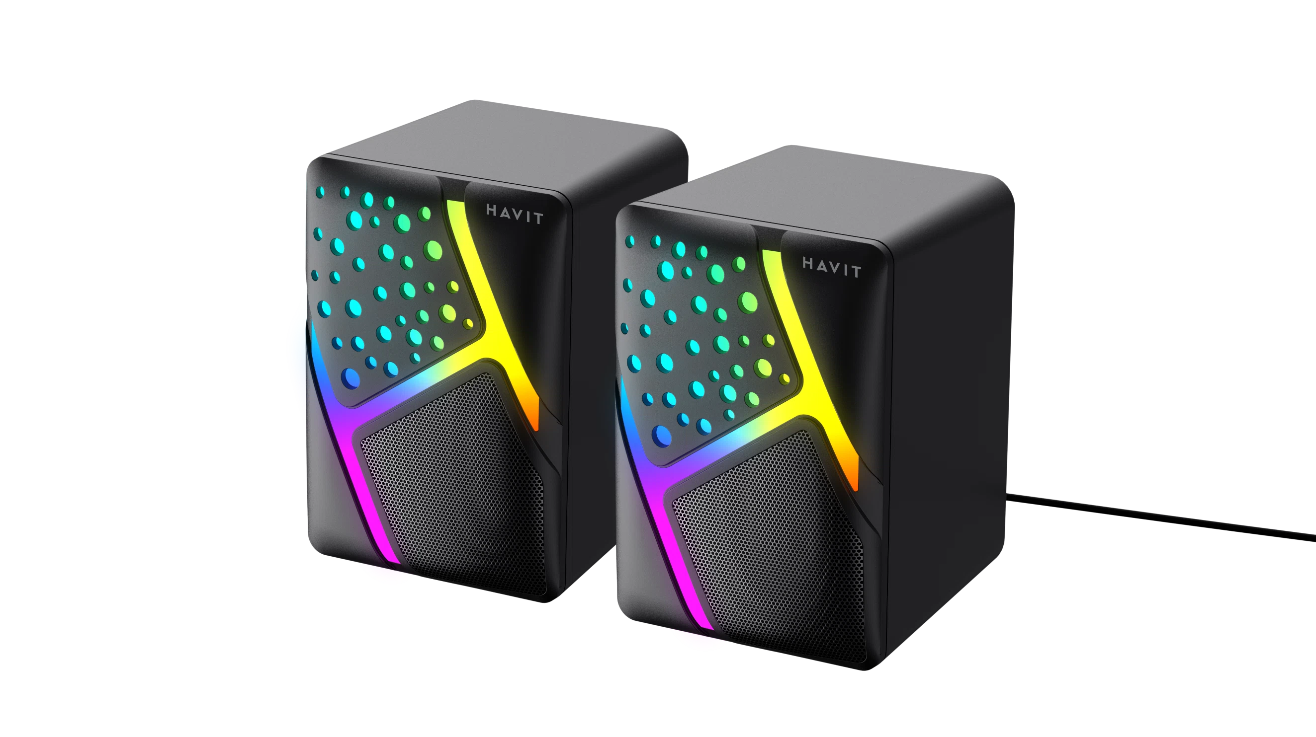 6367. Havit SK763 Desktop Series Speaker RBG Black
