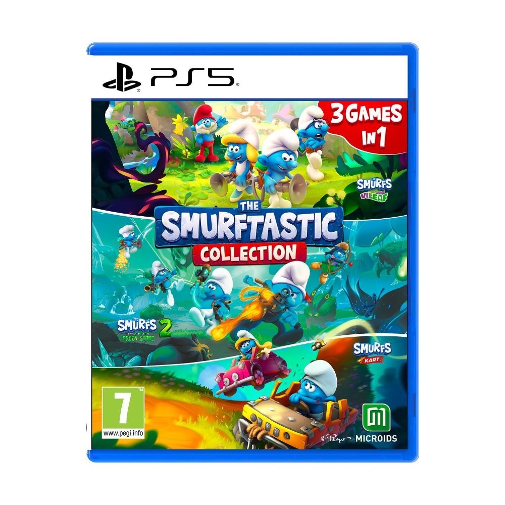 Video Game - Playstation 5   The Smurftastic Collection (3 Games in 1) 