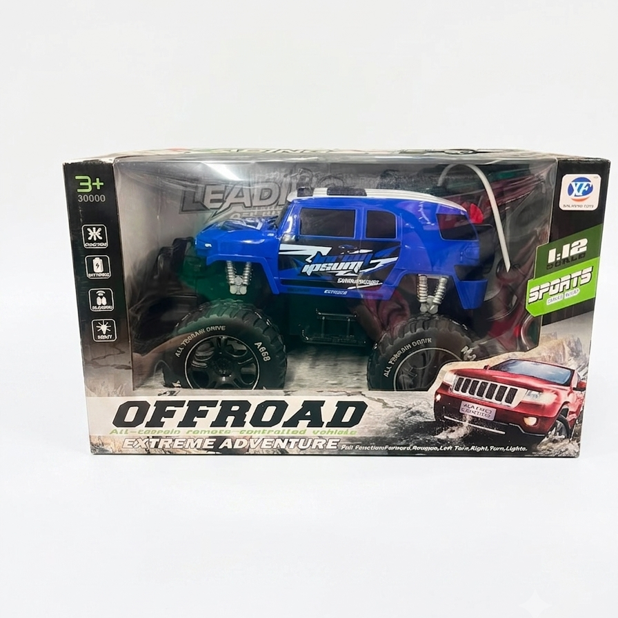 Leading Off-Road Adventure RC Car 1:12 Scale (Blue)