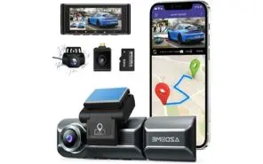 Azdome M550 Max-3CH - 3-Channel Dash Cam - 4K, GPS, WiFi, 64GB