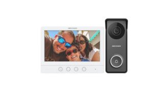 Hikvision 4 Wire HD Kits - Video Intercom - 7 Inch LCD IP65