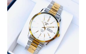 Seiko Man - Hardlex - Day-Date, Two-Tone Case/Bracelet