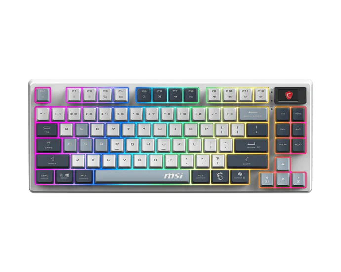 MSI FORGE GK600 TKL Keyboard - Tri-Mode Wireless - Hot-Swap Switches