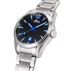 Lotus Man - Quartz - Mineral - Steel Bracelet