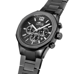 Lotus Man - Quartz - Mineral - Pvd Steel Bracelet