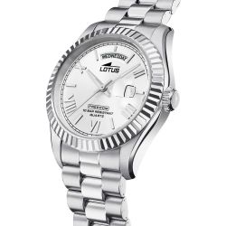 Lotus Man - Quartz - Mineral - Steel Bracelet