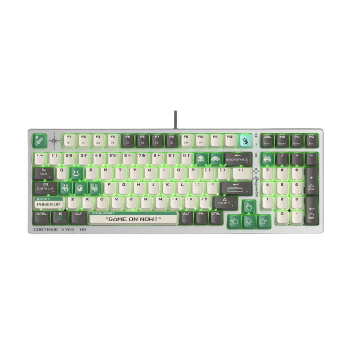 Bloody S98 Gaming Keyboard - BLMS Mechanical - Pixels Green
