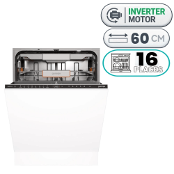 Gorenje GV693A65UVAD built-in Dishwasher - 16 Places - Inverter Motor