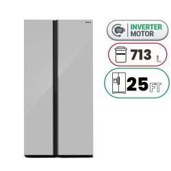 Hitachi HRSN9713ESGSIQ Side-by-Side Refrigerator - 713L - Inverter