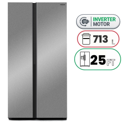 Hitachi HRSN9713ESXIQ Side-by-Side Refrigerator - 713L - Inverter