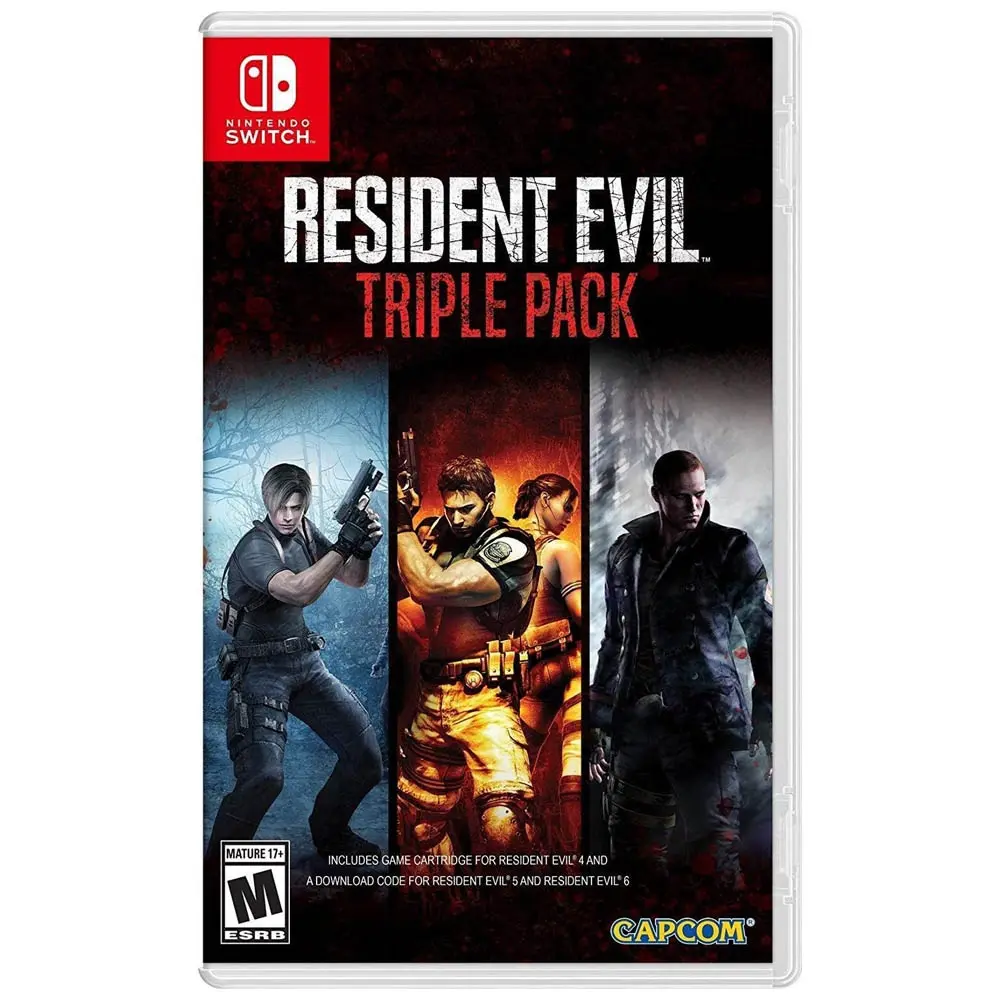 Nintendo Resident Evil Triple Pack - Switch - Includes RE 4, 5, & 6