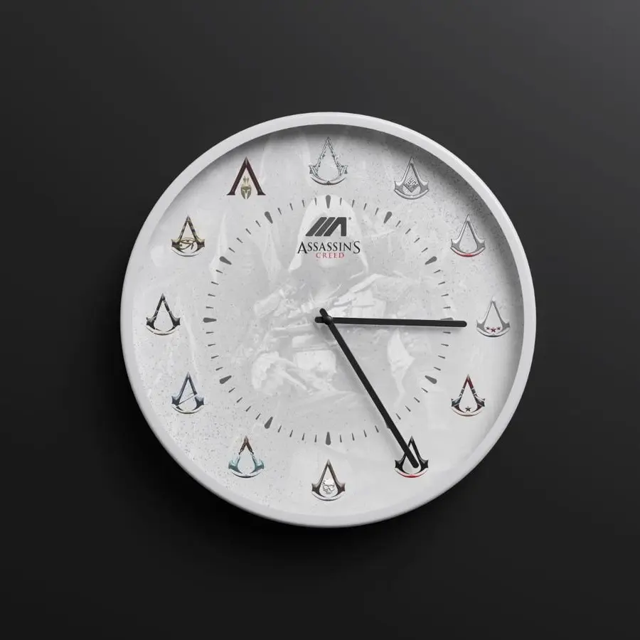 Assassin's Creed Gaming Wall Clock - Stylish Design - Stealth Theme