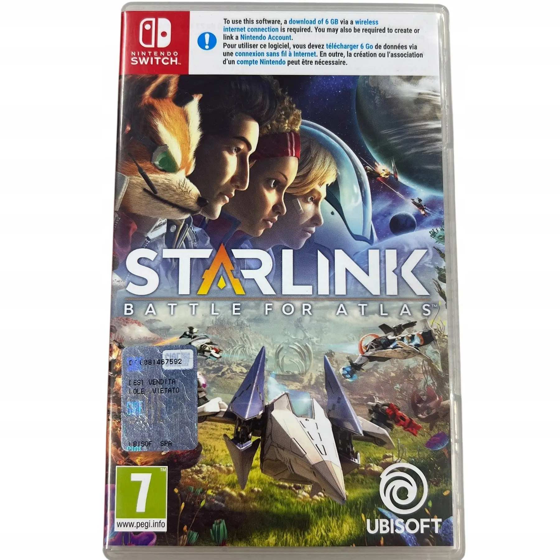 Starlink Battle for Atlas Nintendo Switch - Star Fox - Custom Ships