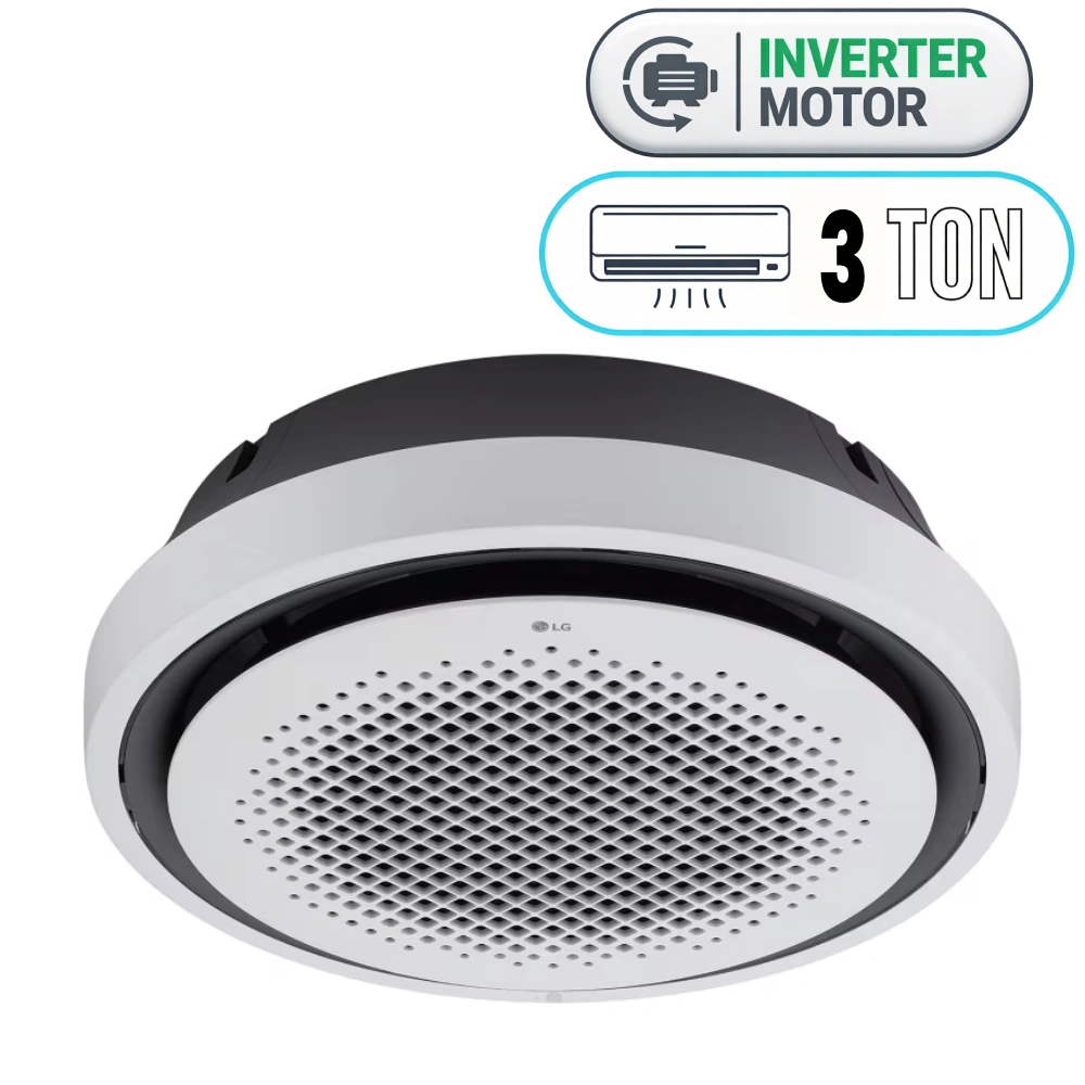 LG ATNW36GYLT1 Cassette Air Conditioner 3 Ton - Inverter - Heat and Cool