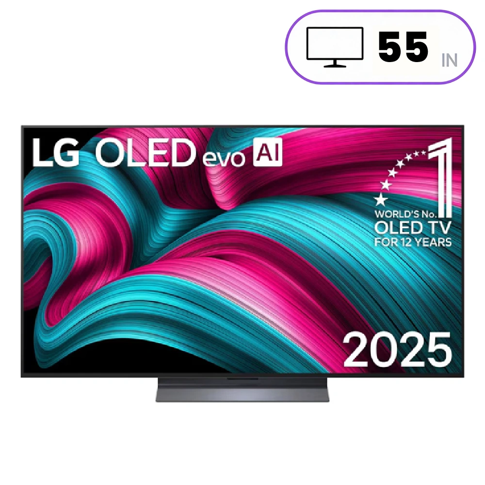 LG C56LA Television - 55 Inch - 4K Ultra HD - 120 Hz - Smart webOS TV - OLED - Black