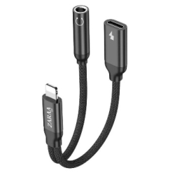 Lightning Audio Adapter with Lightning Charging & AUX - ZAR02