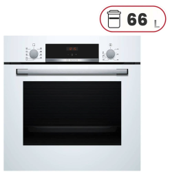 Bosch HBF534EW0Q Built-In Electric Oven - 66 L - 3300 W - Polar White Glass