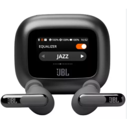 JBL Live Beam 3 True Wireless Noise Cancelling Earbuds – Black