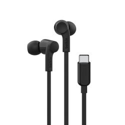 Belkin USB-C Wired Earphones - Black