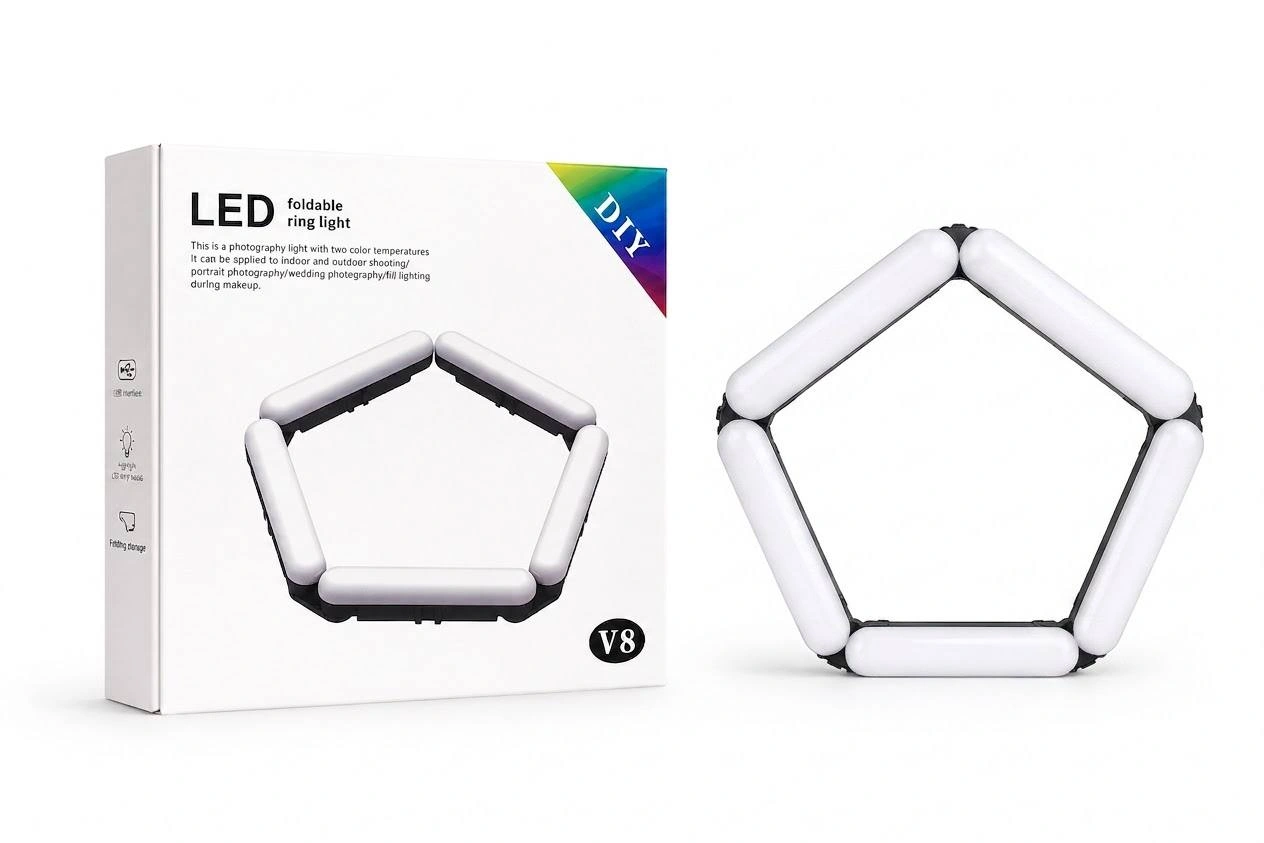 Foldable Dual-Color LED Video Light