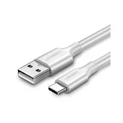 Ugreen USB to Type C Nickel plated (1.5M)-White