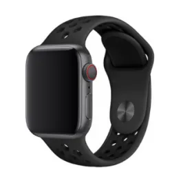 DEVIA iWatch 42|44|45|49mm Deluxe Series Sport2 Watch Band - black