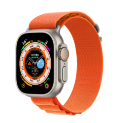 DEVIA iWatch 42|44|45|49mm Deluxe Series Sport5 Nylon Braided Adjustable Watch Loop - orange