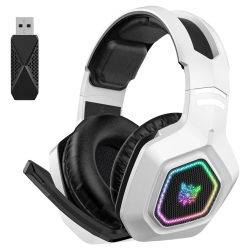 ONIKUMA B100 Tri-Mode Wireless Headset – White