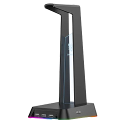 ONIKUMA ST2 Adjustable Gaming Headset Stand with Anti-Slip Base – Black