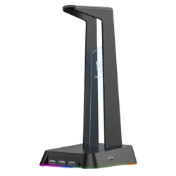 ONIKUMA ST2 Adjustable Gaming Headset Stand with Anti-Slip Base – Black