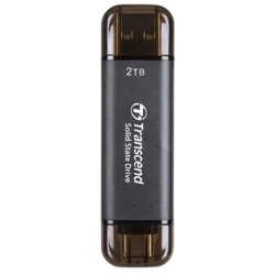 Transcend PX102T 2TB Portable SSD USB 3.2 Gen2 Type-C High-Speed External Drive for Gaming and Backup
