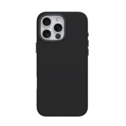 comma iPhone16 Pro Max Nature Series Magnetic Silicone Case – blac