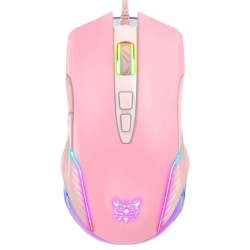 ONIKUMA CW905 Wired Gaming Mouse 6400DPI – Pink