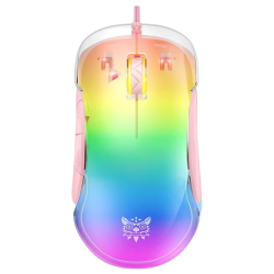 ONIKUMA CW925 Wired Gaming Mouse 12800DPI – Pink