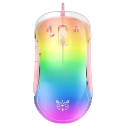 ONIKUMA CW925 Wired Gaming Mouse 12800DPI – Pink