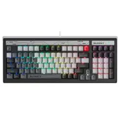 Bloody  B950 Light Strike Libra RGB Animation Gaming Keyboard USB Warrior Grey